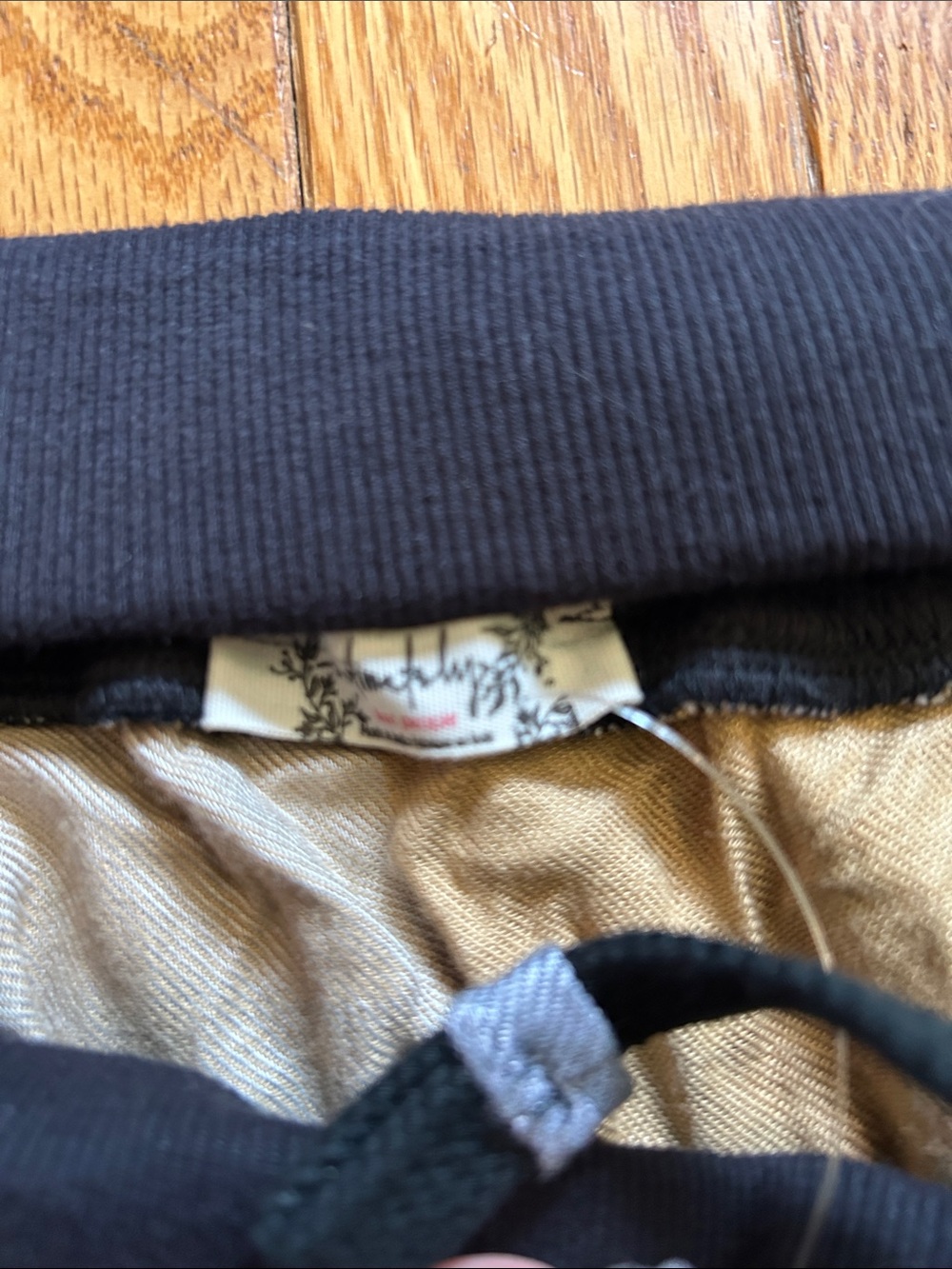 Free People Patchwork Joggers in Black, Gray & Cream NWTS - Picture 3 of 11